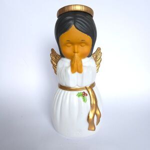 NEW Light-up Christmas Blow Mold Angel Praying Holiday Time‎ 11" H for tabletop